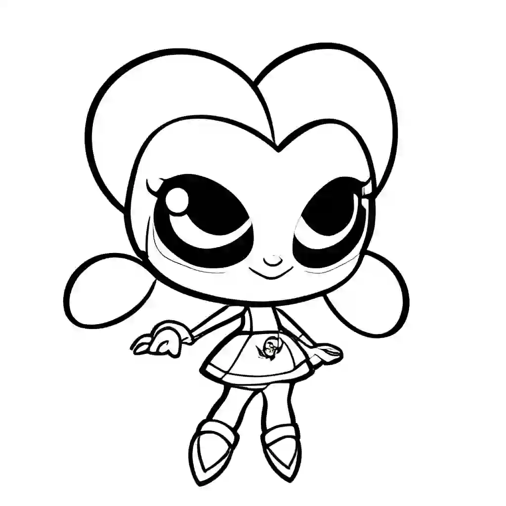 Blossom (Power Puff Girls) coloring pages